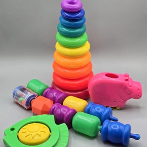 Lot Of Vintage 1970&#39;s Fisher Price Toys