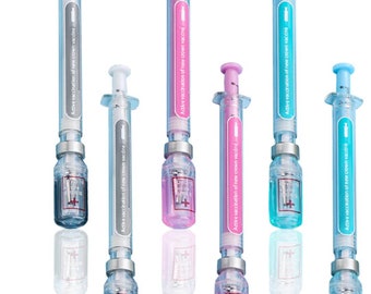 Cute Syringe Shape Gel Pen 0.5 MM for Nurses, Doctors, Pretend