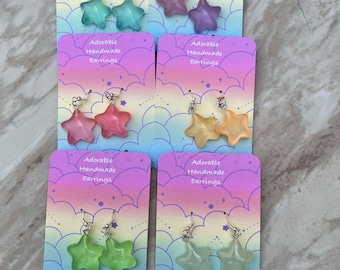 Star Charm Earrings