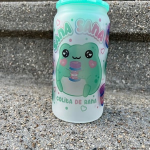 Tasse givrée avec motif Sana Sana Colita De Rana