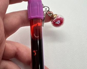 Phlebotomist Gift Keychain | Blood Vial | Funny Medical Keychain