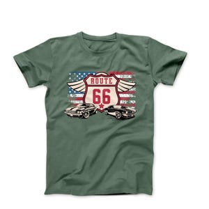 Route 66 Vintage Illustration T-shirt