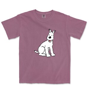 Snowy, Wire Fox Terrier Garment-Dyed T-shirt