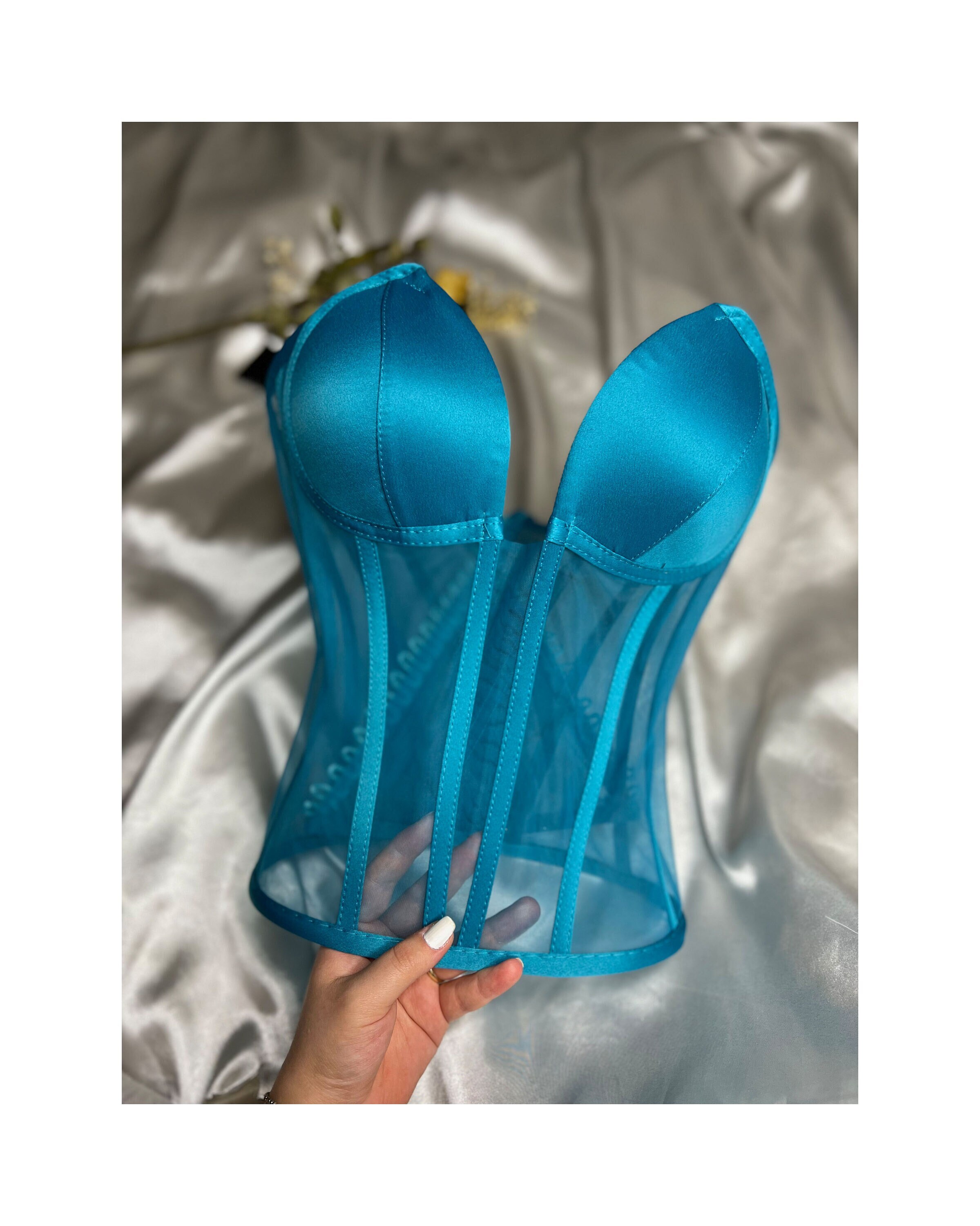 Buy Light Blue Lingerie Online In India -  India