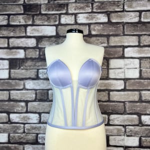 Corset Transparent, Gray Color Wedding Corset, Firming Corset, Bridal Bustier, Corset Top Pattern, Corset Bustier, Vintage Handmade
