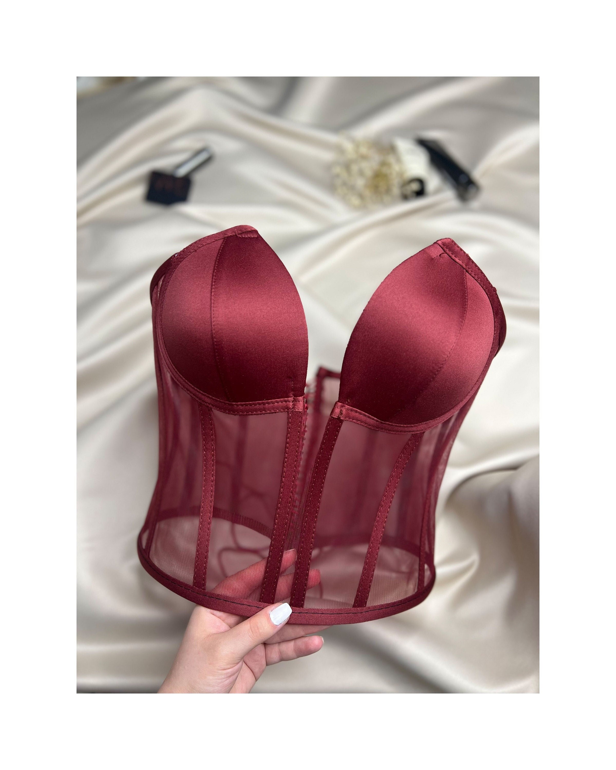 Buy Burgundy Bra Online In India -  India