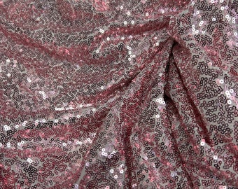 Tissu à paillettes Robe de bal pour occasion spéciale Robe brillante Robe de bal pour occasion spéciale Robe brillante 51,1 po. de large Tissu à paillettes de 3 mm