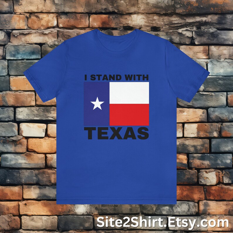 I Stand With Texas T Shirt, Texas Patriot Shirt, Lone Star State Tee
