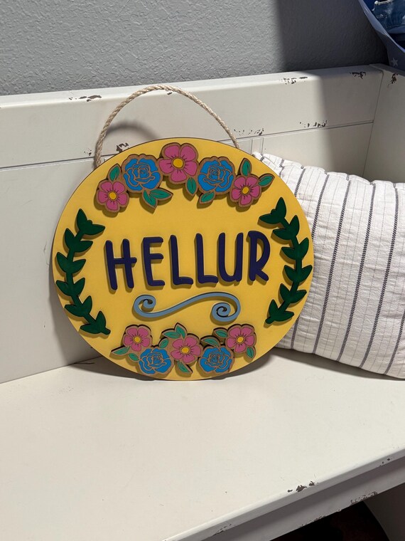 15 Inch Hellur Madea Door Hanger Sign - Etsy