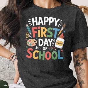 First Day of School PNG: Back to School Sublimation Design (Digital Download