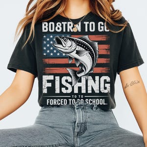 Funny Fishing PNG: American Flag Fish Clipart (Digital Download))