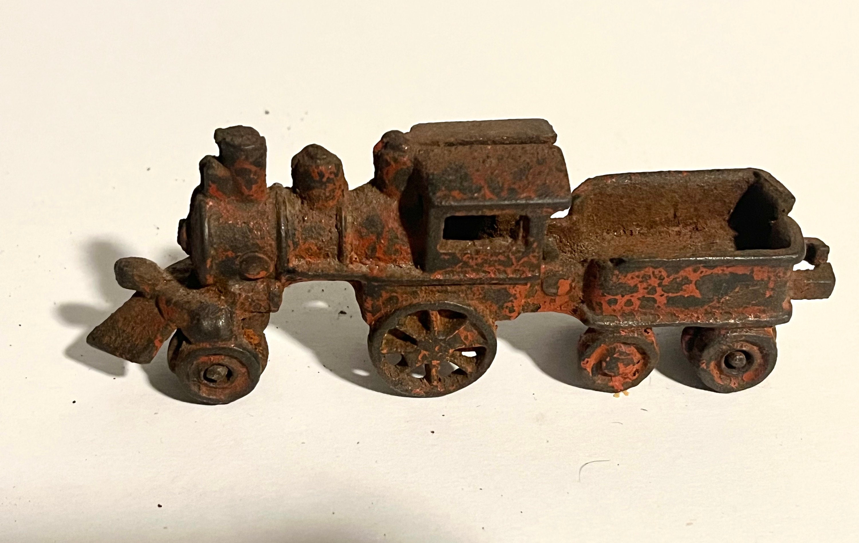 Antique Cast Iron Train Set JM103 and Tender Etsy