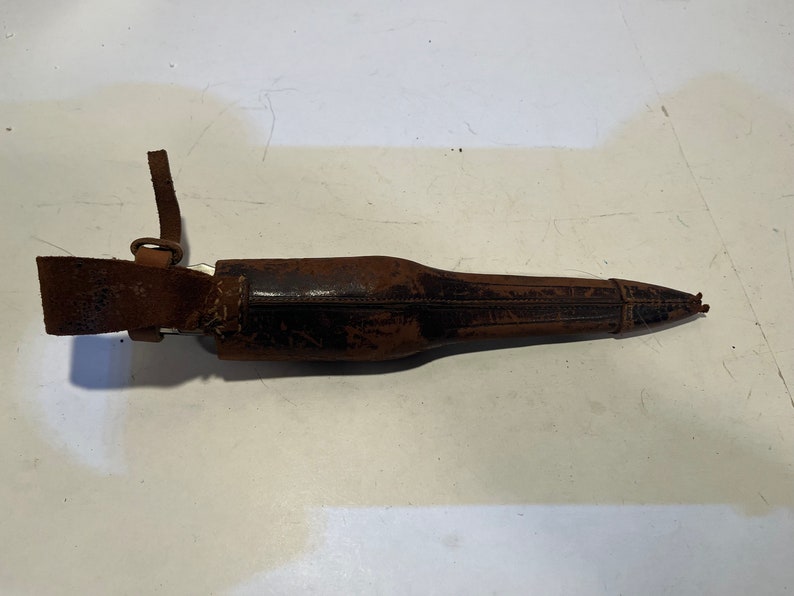 Vintage German Ed Wusthof Stag Folding Bowie Hunting Knife Etsy