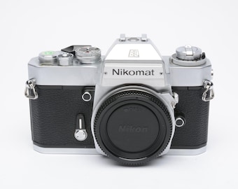 Nikon Nikomat EL: Vintage 35mm Film Camera with Nikkor 50mm Lens