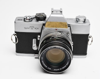 Vintage Minolta SRT 101 35mm SLR Film Manual Camera W/ 58mm 1.4