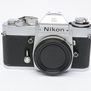 Nikon EL2 35mm SLR Chrome Body, New seals, very clean
