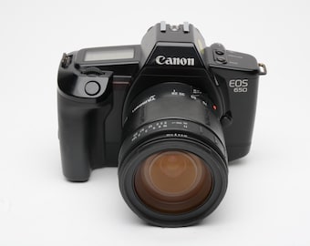 Canon EOS 650 35mm SLR w/Tamron 28-105mm f4-5.6 IF zoom, tested, nice!