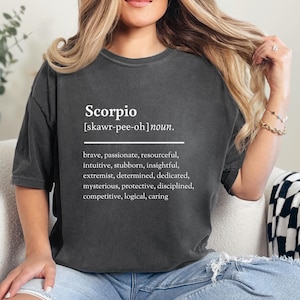 Scorpio Definition PNG 3 colors, Zodiac PNG and sublimation design, Horoscope png, Star sign png, Astrology png, Scorpio shirt, digital, DTF