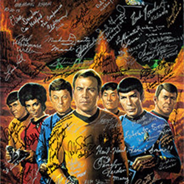 Póster promocional de la serie original de Star Trek - Impresión digital