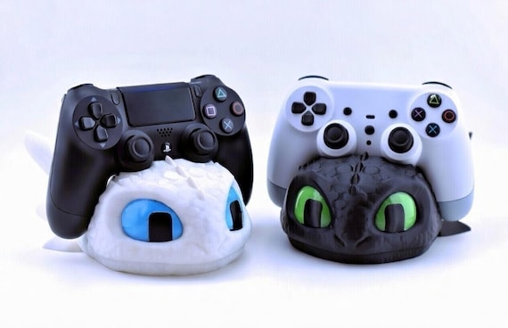 Dragon-Inspired Controller Stand | Cute Holder for PS5 & Xbox | Gamer Gift | 3D Printed Accessory | Gaming Desk Decor