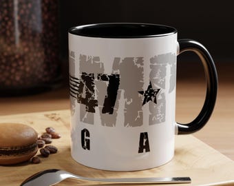 Trump 2024 MAGA 45 47 Coffee Mug 11oz Trump US Flag MAGA 45 47 Coffee Cup Trump Maga 45 47 Usa Flag Mug Trump American Flag Maga 45 47 Cup