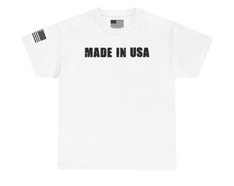 MADE IN USA - Unisex Heavy Cotton Tee