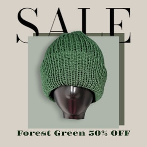 Forest Green Beanie