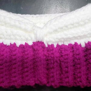 Diadema de crochet gruesa personalizada