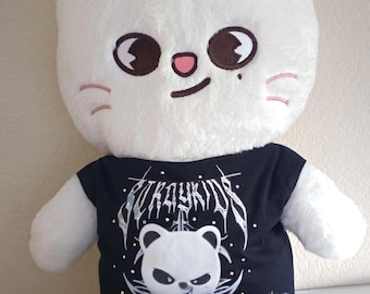 Evil Skzoo t-shirts for skzoo teddy bear ver.|Stray kids plush clothes