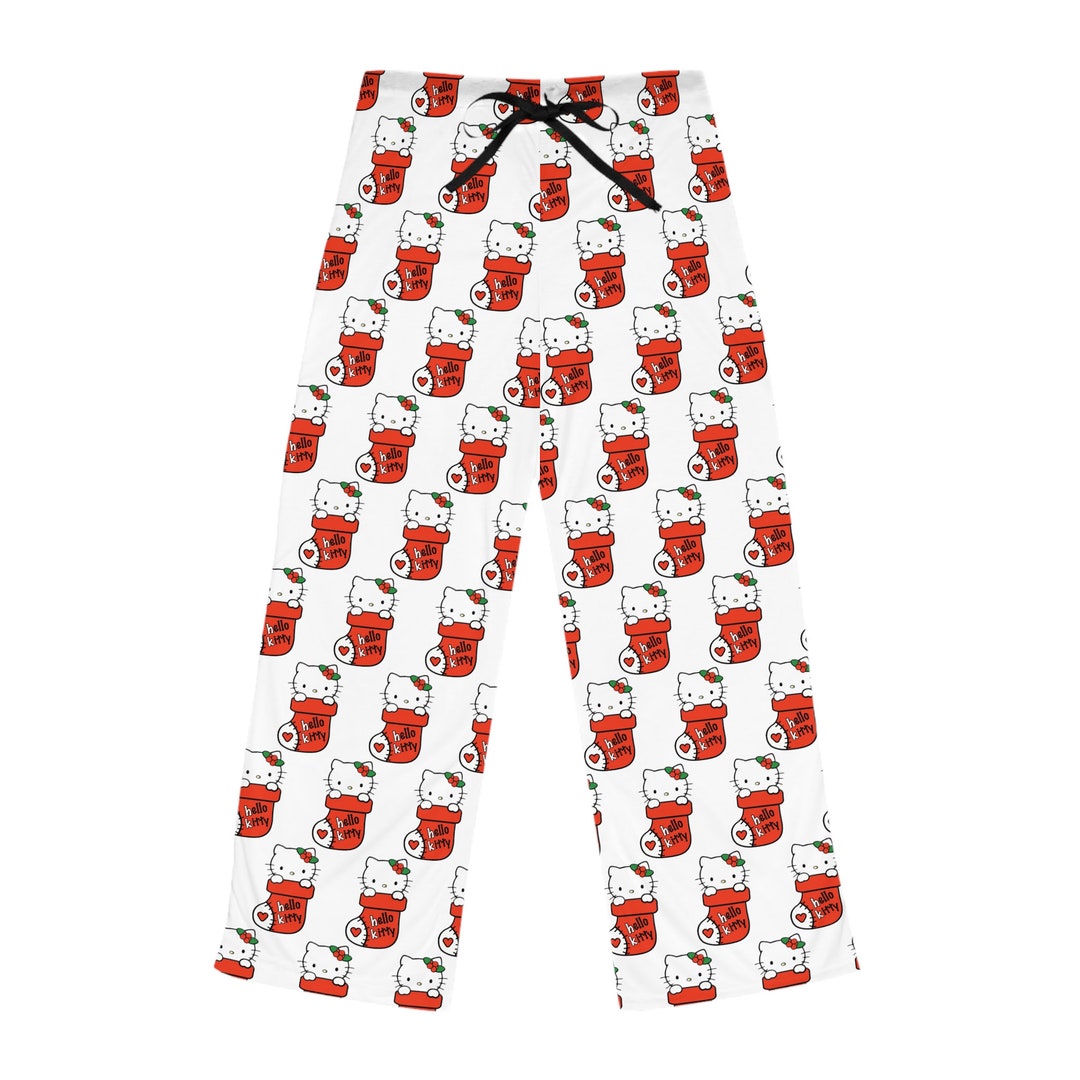 Hello Kitty Christmas Pajama Pants Etsy