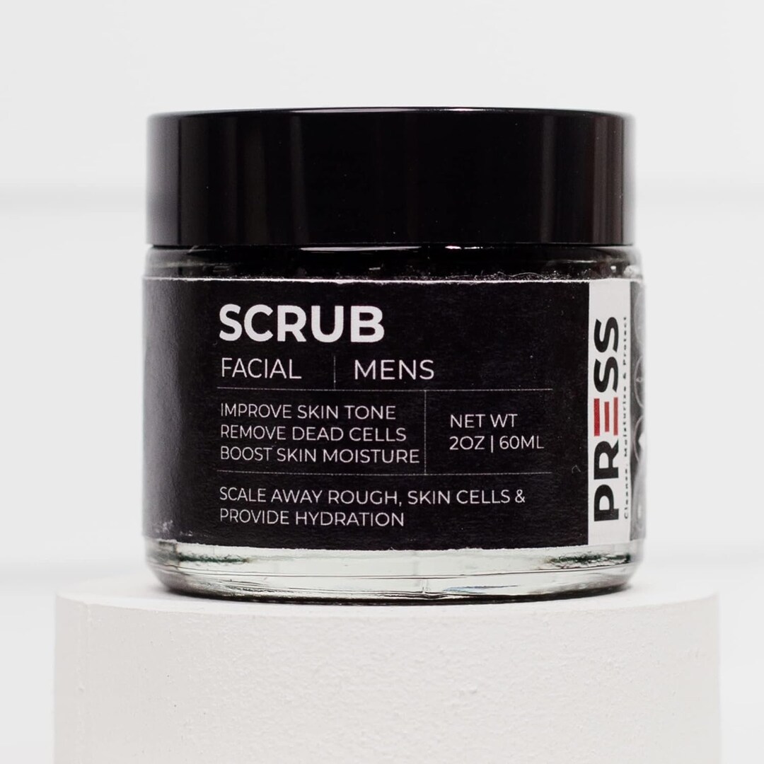 Organic Facial Scrub, Face Scrub, Natural Face Wash, Gentle Exfoliating