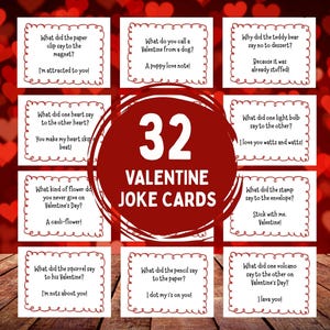 Valentine's Day Joke Cards | Printable Lunchbox Riddles for Kids & Teen ...