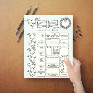 One-size-fits-all D&amp;D Character Sheet: A Sleek and Stylish Way to Track ...