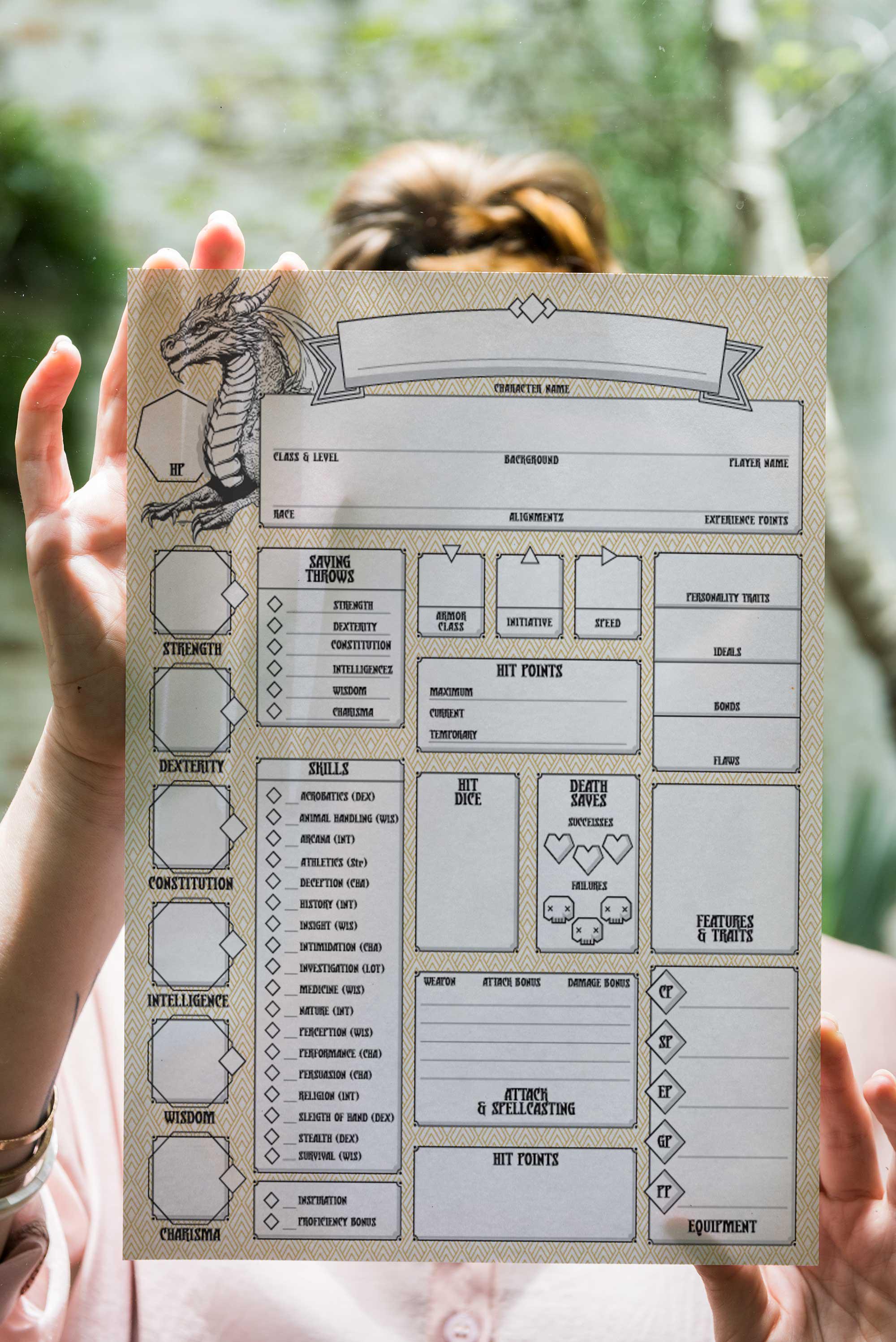 All-class Dnd 5e Character Sheet printable - Etsy