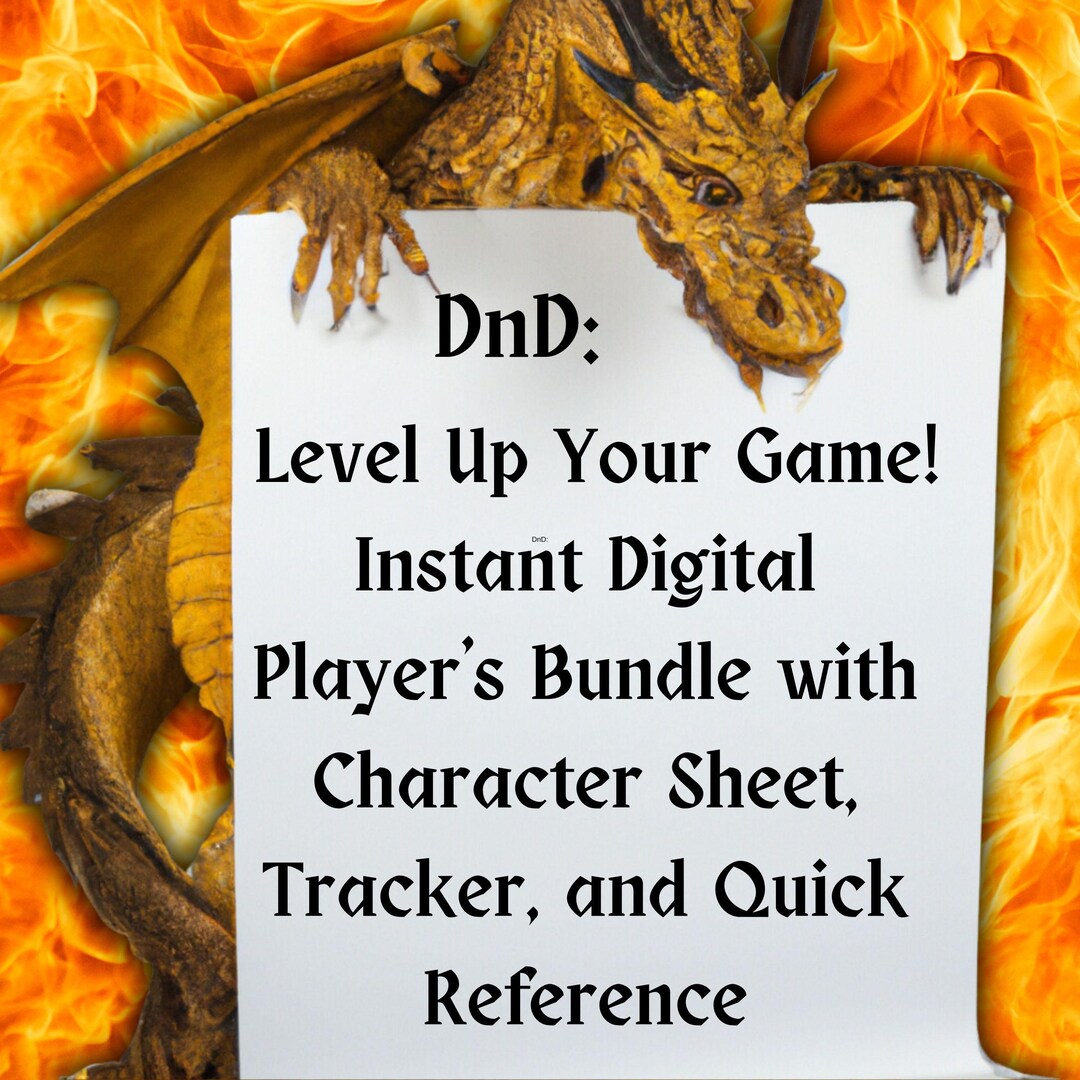 Printable DnD 5e Initiative Tracker | Dungeons & Dragons