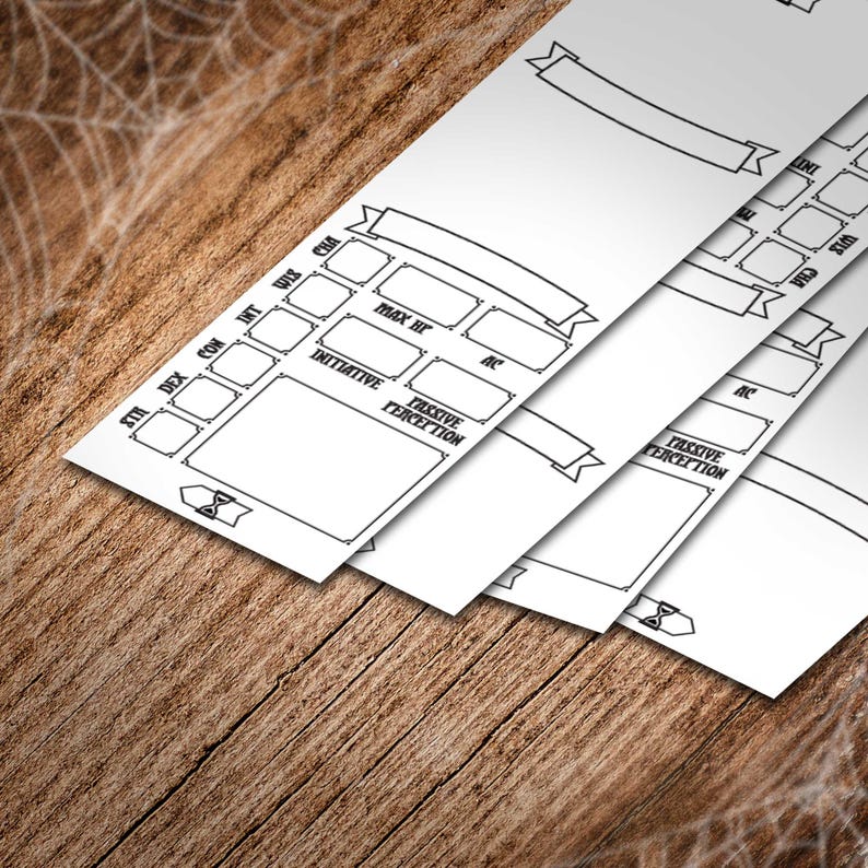 Dnd Initiative Tracker Printable PDF for Dungeon Masters — 5e Combat ...