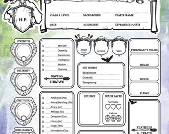 Enchant Your DnD 5e Game with a Magical Character Sheet