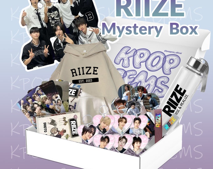 Riize Kpop Mystery Box - Exclusive Merchandise, Photo Cards, and More! Perfect Birthday Gift!