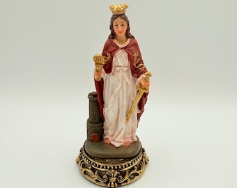 Statua Świętej Barbary 5" - Patronki Opieki