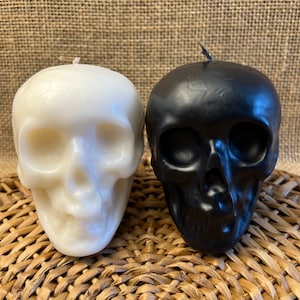 Skull Candles | Image Candle | Halloween Candle | Skull Head | Skull Decor | Ritual Skull | Human Candle | Skeleton Candle | Vela de Crane |