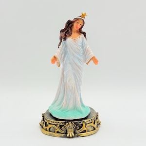 Diosa del Mar Statue 5 inch | Yemaya Statue | Mermaid Spirit | Ocean Goddness | Spirit of Sea |