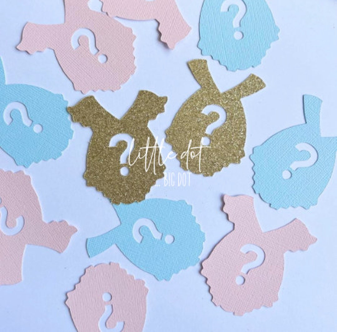 Gender Reveal Decorations Gender Reveal Confetti Boy or Girl Etsy
