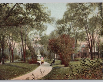 Antique Postcard, Forman Park, Syracuse New York, Divided Back, Posted 1908