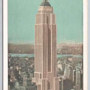 Antique Postcard, The Empire State Building, New York City NY NYC, 1910s Divided Back unposted