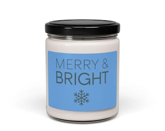 Merry & Bright Sojakerze: Duftkerze, Weihnachtsduftkerze