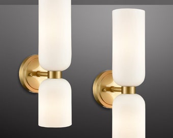 Palermo Modern Wall Sconces 2-Bulbs, Set of 2 Light