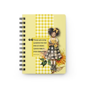 Żółty i czarny notes Sunshine Spiral Bound