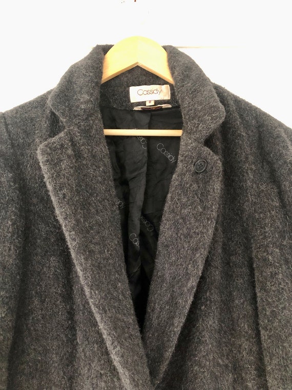 Vintage 1980's Cassidy Wool Coat - Hand Tailored … - image 3