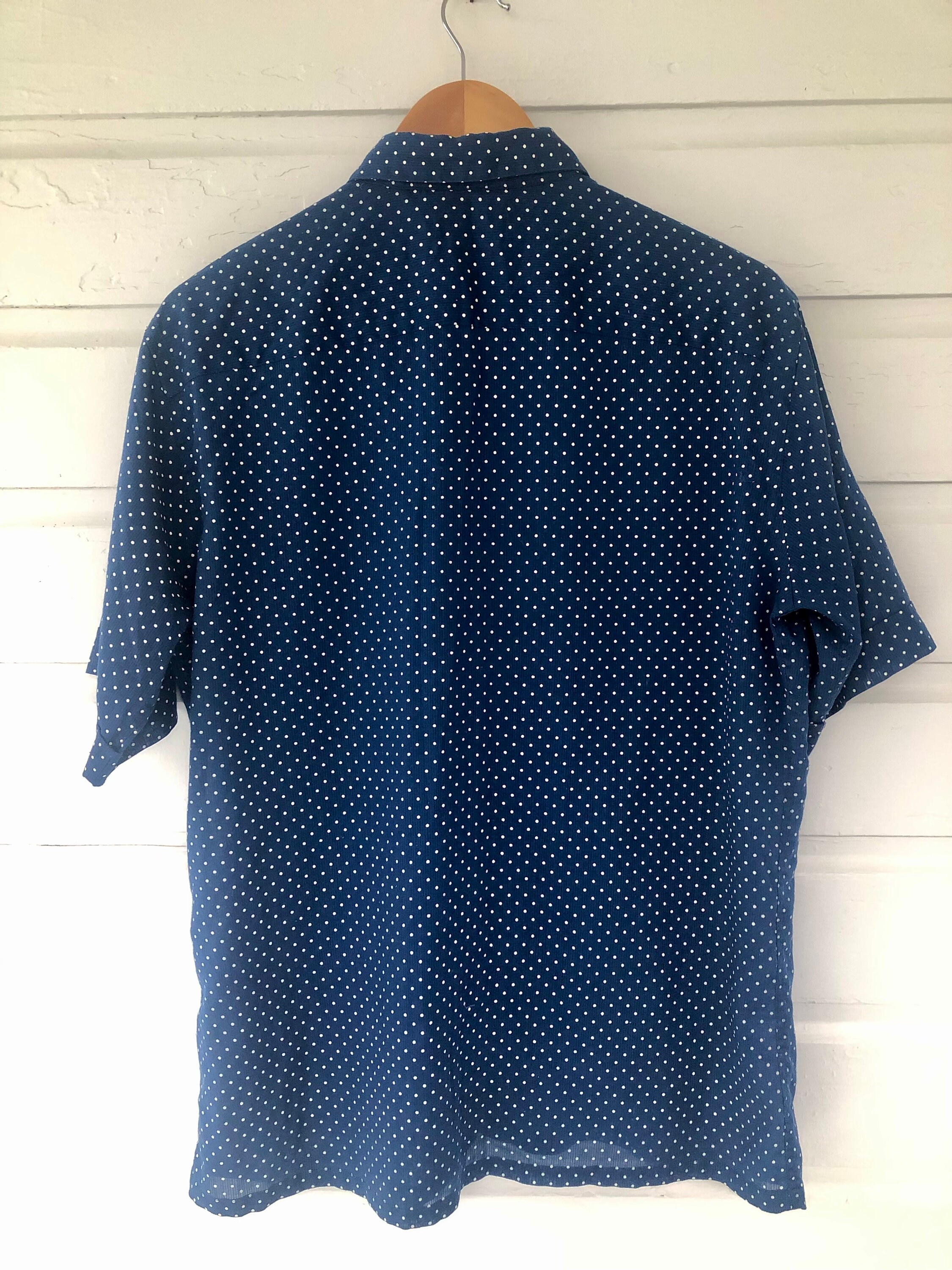 Vintage Christian Dior Monsieur Button Down Short Sleeve Shirt