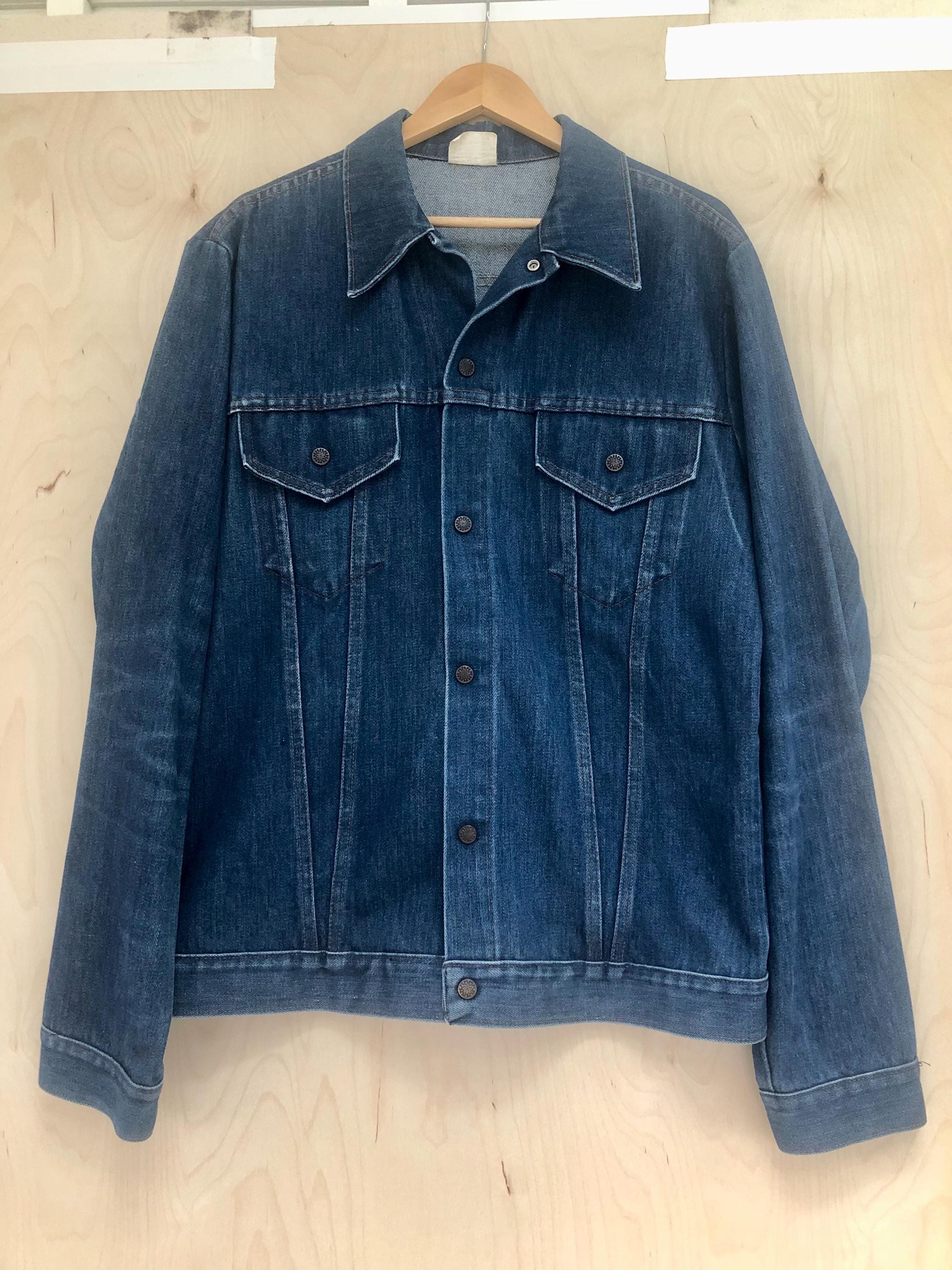 Vintage 1970's JC Penny Union Made Denim Jacket Size 46 - Etsy